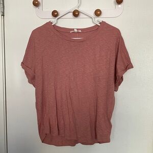 New without tags Splendid Dusty Rose Short Sleeve Tee Size M